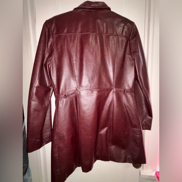 Danier Vintage Women’s Burgundy Leather Jacket - XS - Removable Lining - Picture 2 of 4